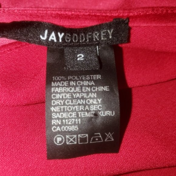 🎉HP🎉 NWT Jay Godfrey Red Open Back Tank Size 2 - Picture 4 of 4